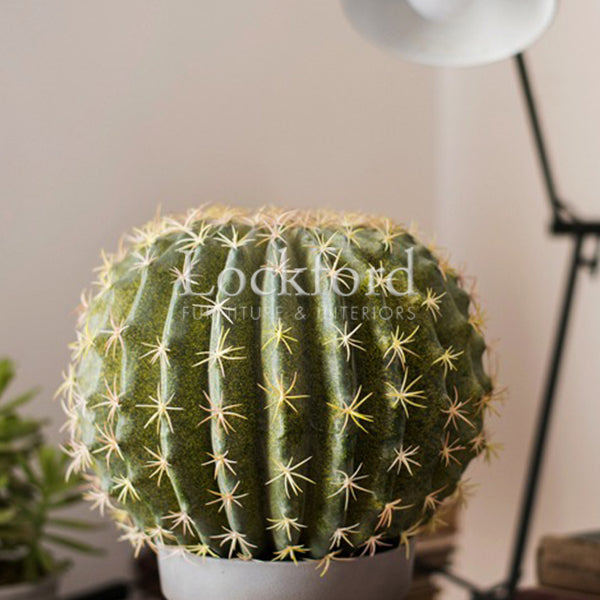 Lockford Artificial Ball Cactus Plant Decor